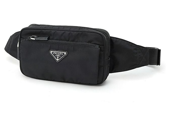 Sac ceinture Prada Re-Nylon x Saffiano Leather Noir