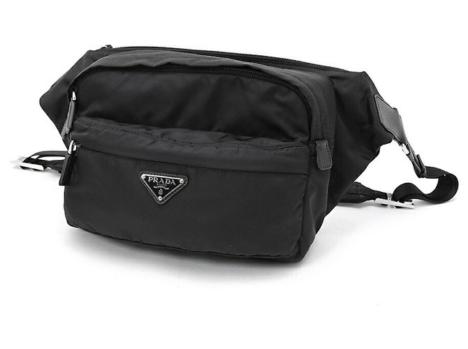 Borsa a tracolla Prada Re-Nylon Nero