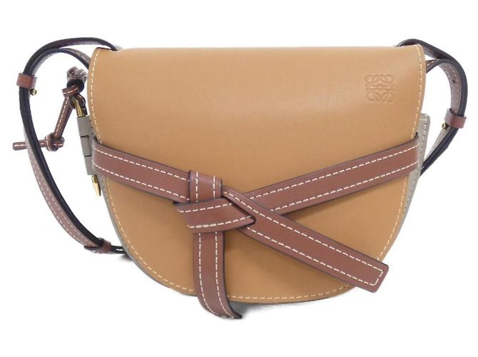Bolsa de Ombro Loewe Gate Small Marrom