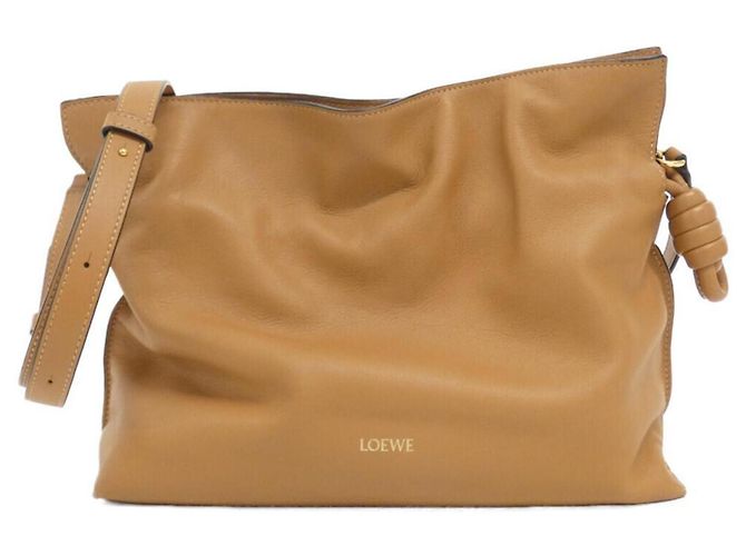 Pochette Loewe Flamenco Medium Beige