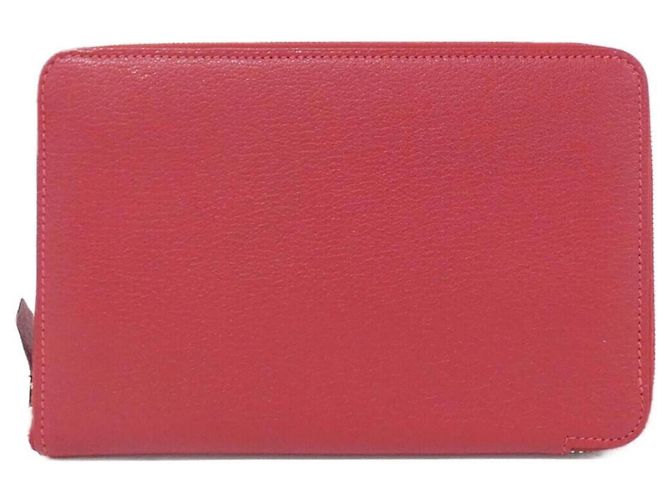 Hermès Hermes Azap Integral Long Wallet Red