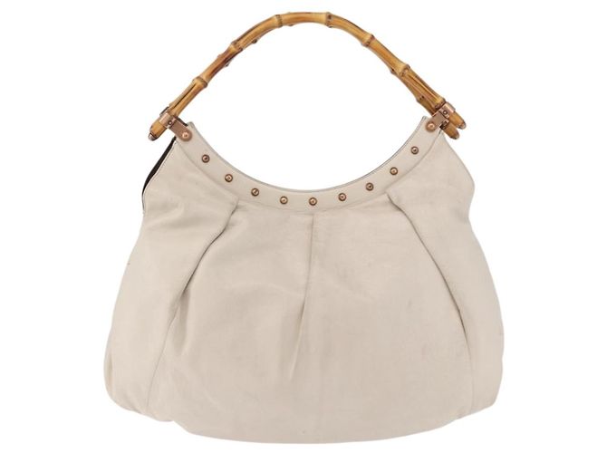 Gucci Vintage Bamboo Shoulder Leather