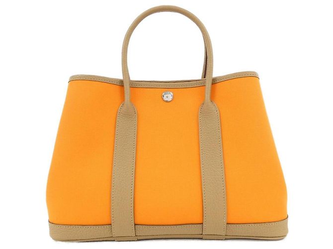 Hermès Bolsa Hermes Garden Party Laranja
