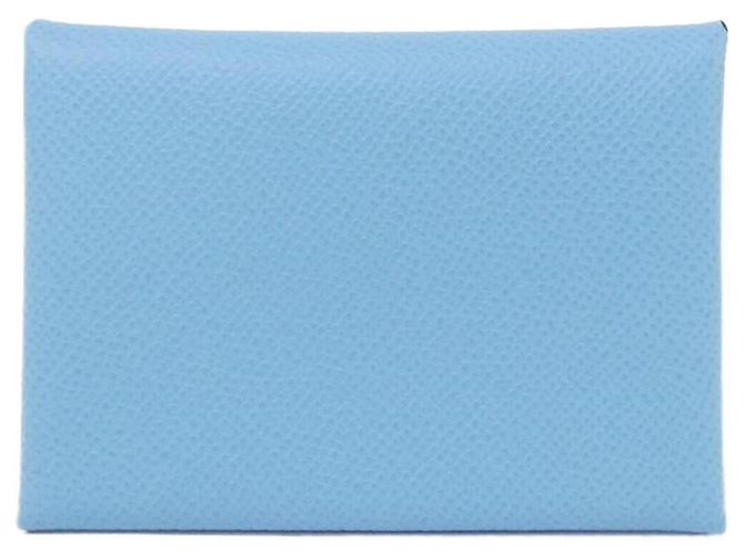 Hermès Monedero Hermes Calvi Duo en Azul Azul claro