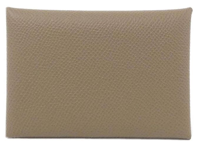 Hermès Monedero Hermes Calvi Duo Gris pardo