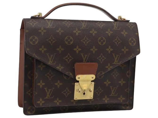 LOUIS VUITTON Monogram Monceau 28 Hand Bag M51185 LV Auth 195780 Monograma