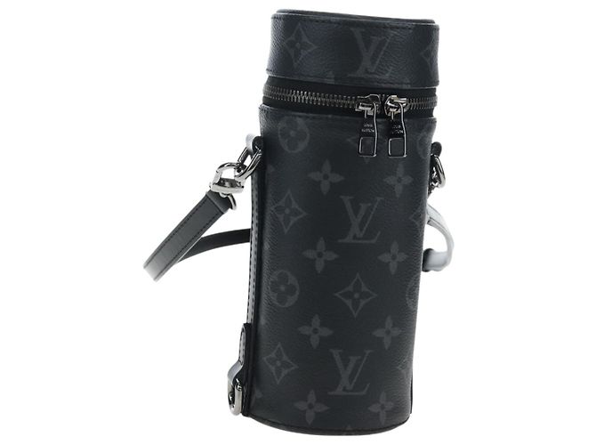 LOUIS VUITTON Monogram Eclipse Bottle Holder Porte Boutille GI0398 Auth 196192V Monogramm