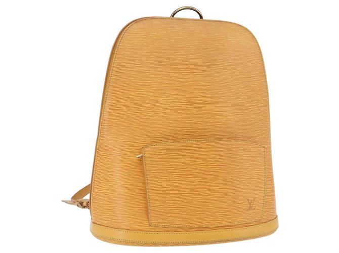 LOUIS VUITTON Epi Gobelins Backpack Yellow M52299 LV Auth 195215