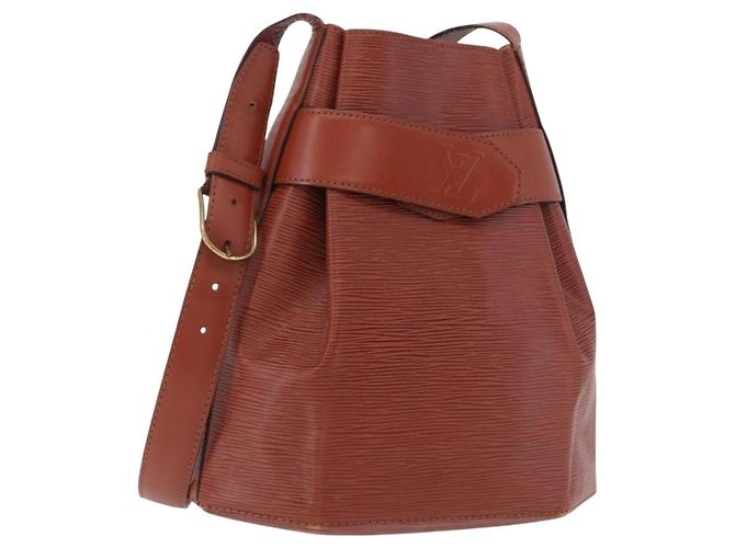 LOUIS VUITTON Epi Sac de Paul PM Shoulder Bag Brown M80203 LV Auth 196182