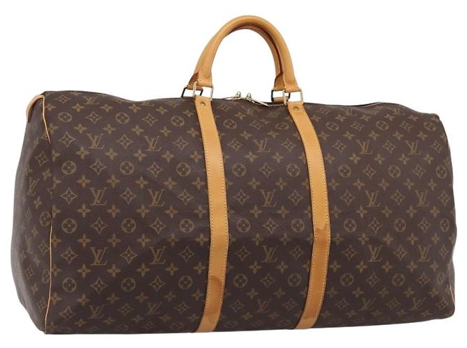 LOUIS VUITTON Monogram Keepall 60 Boston Bag M41422 LV Auth ka5607 Monogramm