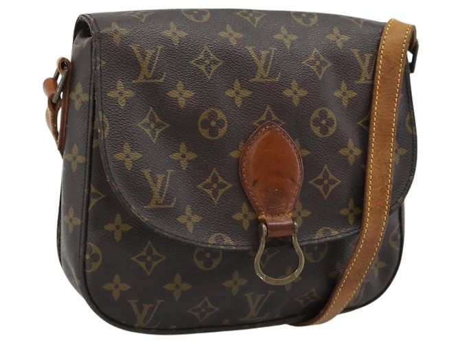 LOUIS VUITTON Monogram Saint Cloud GM Shoulder Bag M51242 LV Auth 196181 Monograma