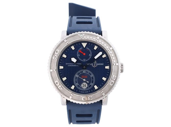 Autre Marque Ulysse Nardin Maxi Marine 263-58 AT Blue Dial Azul