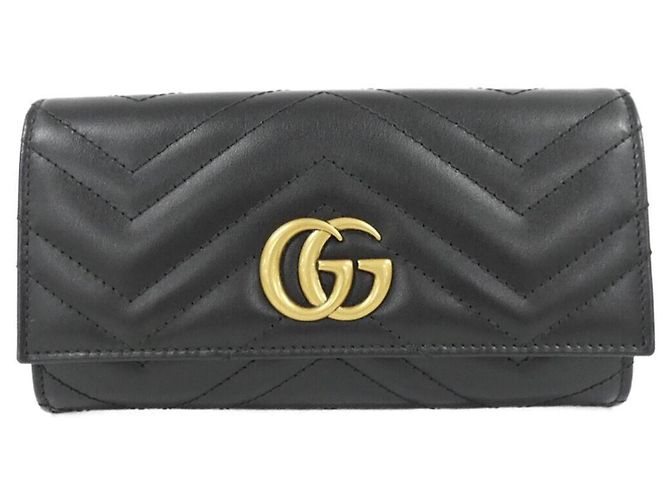 Gucci GG Marmont Long Bi-Fold Wallet