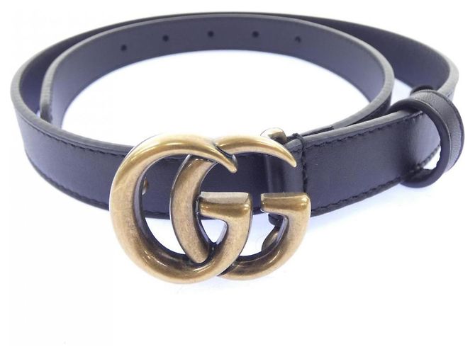 Gucci 409417 Standard Black Gürtel Schwarz
