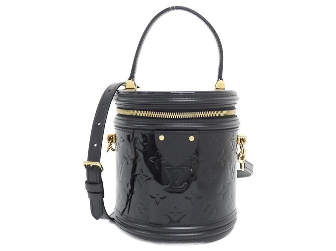 Borsa Louis Vuitton Vernis Cannes PM Nero