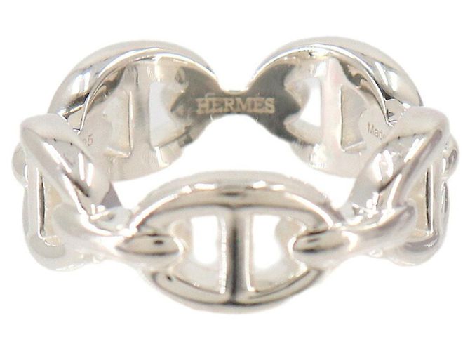 Hermès Hermes Chaine d'Ancre Enchainée PM Ring Silber 
