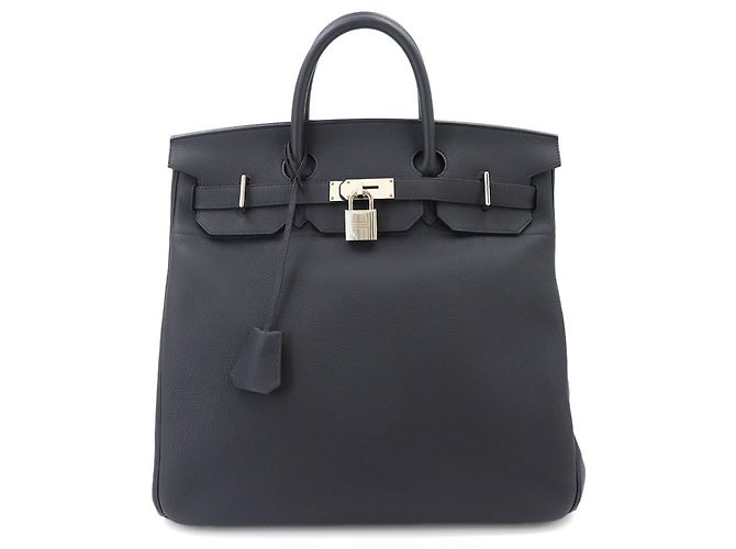 Hermès Borsa Hermes Haut a Courroies 40 Nero