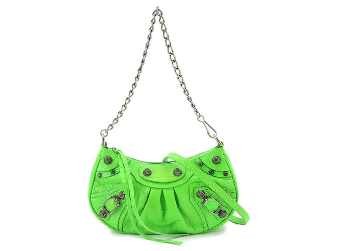 Balenciaga Le Cagole Mini 2-Way Handtasche Grün