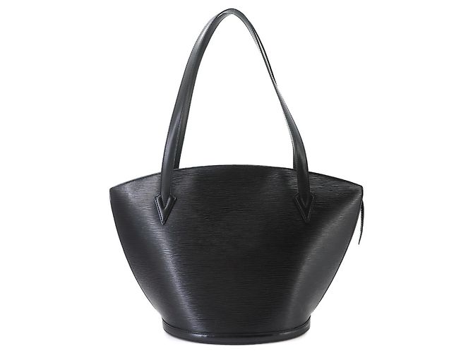 Sac à main cabas Louis Vuitton Epi Saint Jacques Noir