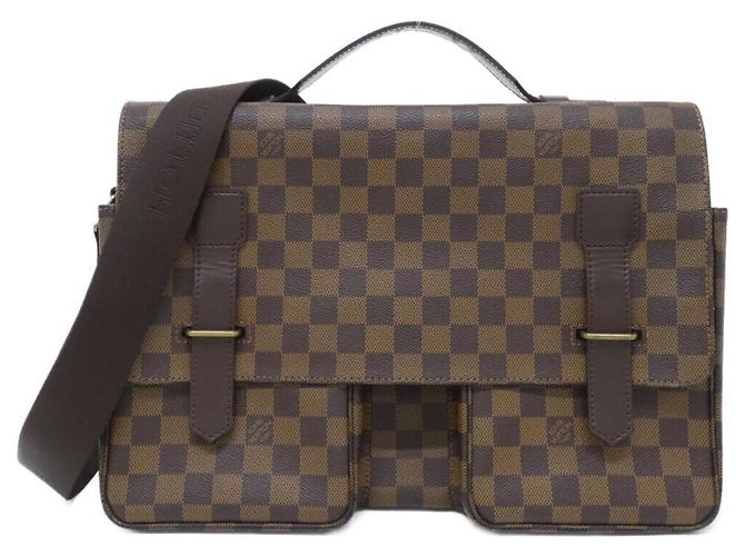 Borsa a tracolla Louis Vuitton Damier Broadway Marrone
