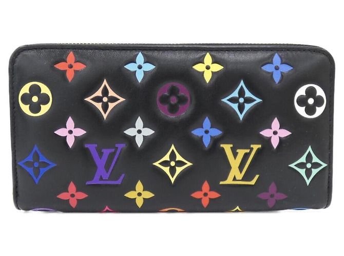 Portafoglio Zippy Multicolor Louis Vuitton Nero Multicolore