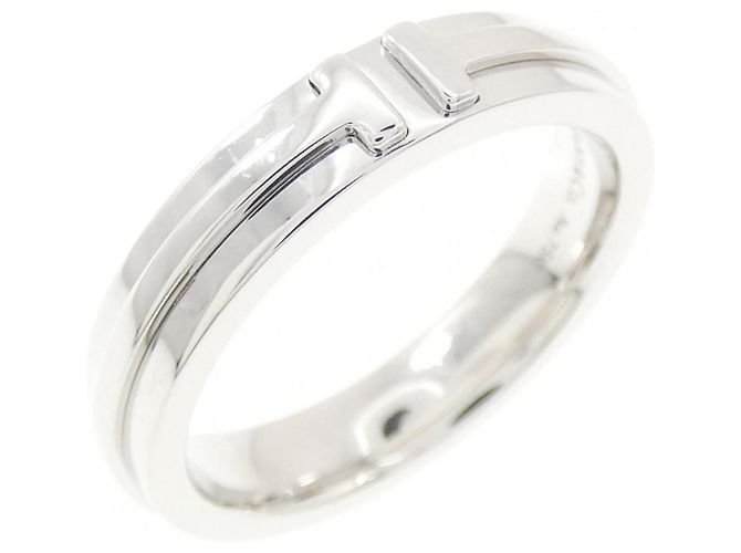 Tiffany & Co Anillo Tiffany T-Two Narrow Band en oro blanco