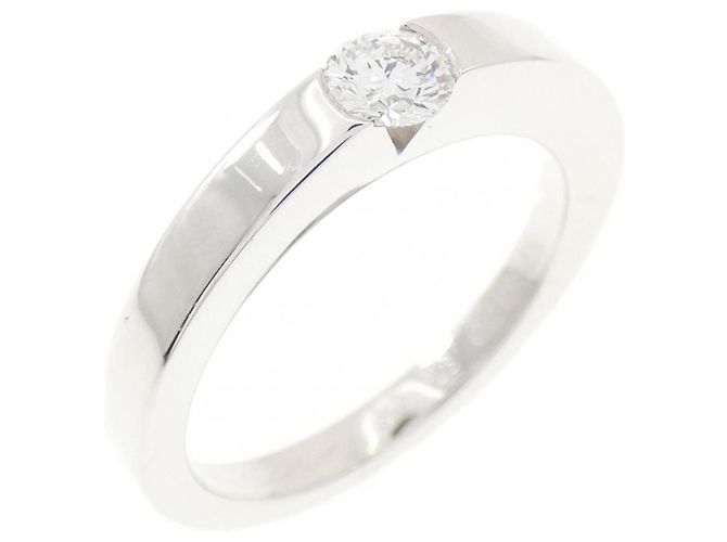 Anillo Alianza de Oro Blanco Cartier