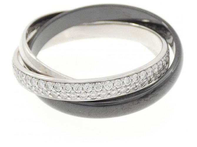 Anello Cartier Trinity Black & White Small