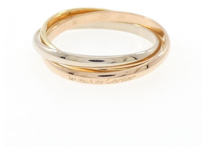 Anello Cartier Trinity in oro rosa bianco e giallo 18K