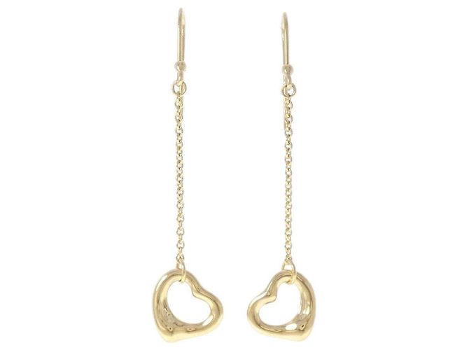 Elsa Peretti Tiffany & Co Brincos Tiffany Open Heart
