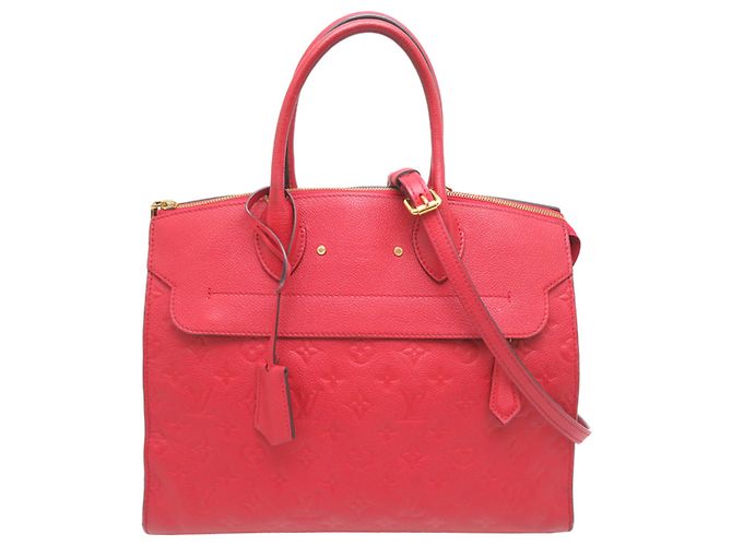 Louis Vuitton Pont Neuf GM Handtasche Rot