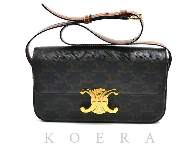 Céline Borsa a tracolla Celine Triomphe Claude Marrone 