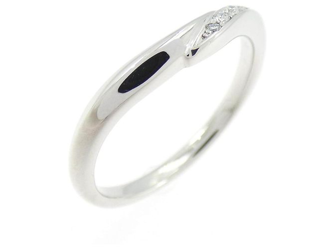 Autre Marque Pt900 Diamantring Silber