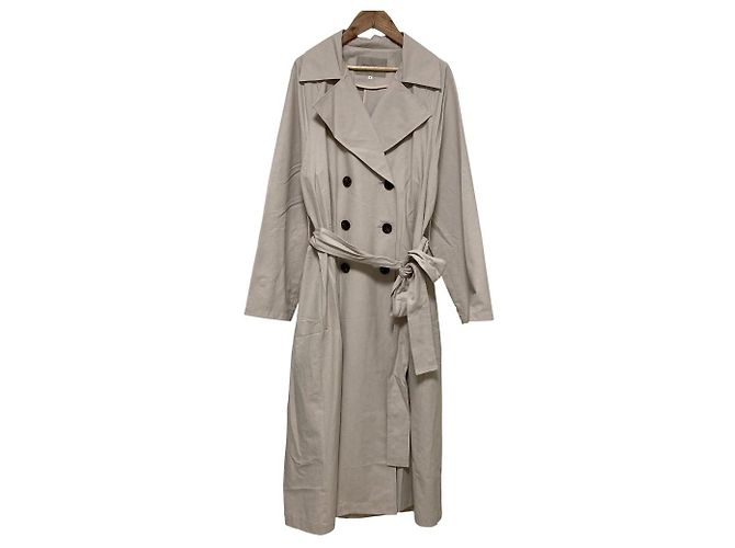 Autre Marque Trench lungo idrorepellente Jusglitty Beige