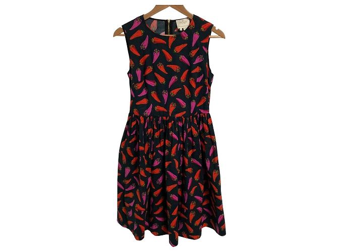 Vestido sem mangas Kate Spade Chili Preto