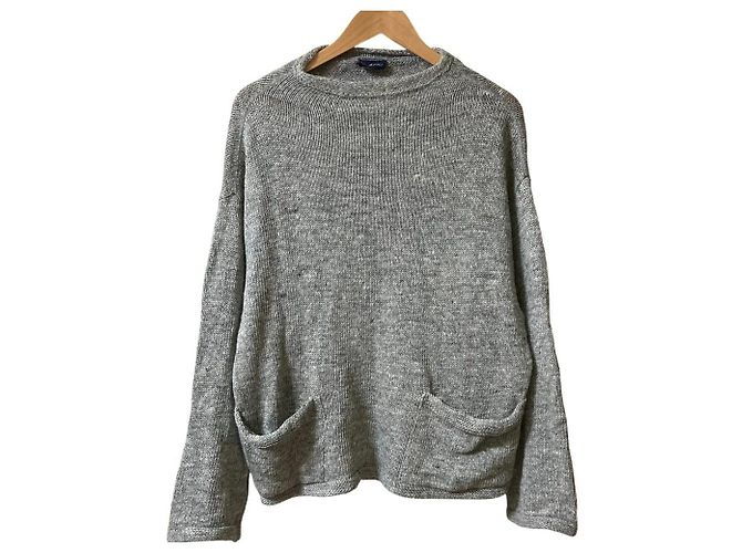 Autre Marque 45R SDL45R Linen Tweed Knit Marrone