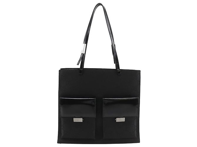 Borsa Tote Gucci GG Canvas Nero
