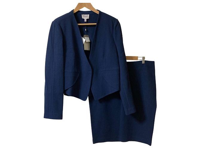 Armani Collezioni Conjunto sin cuello Azul Azul marino