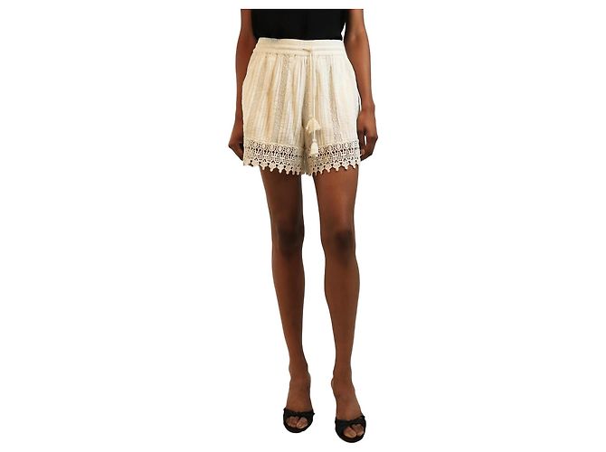 Autre Marque Weiße Odyssey Shorts - Größe S