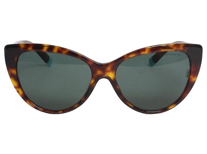 Tiffany & Co Brown TF4196 tortoise shell sunglasses