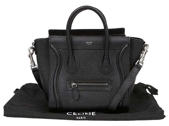 Céline Borsa a Spalla Nano Tote Nero