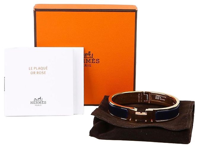 Hermès Bracciale Click Ash PM Blu 