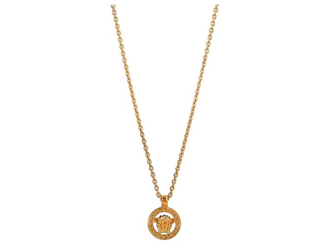 Versace Collar unisex de oro estampado: Naranja