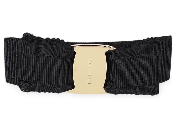 Salvatore Ferragamo Fermi capelli Vara Bow da donna Nero