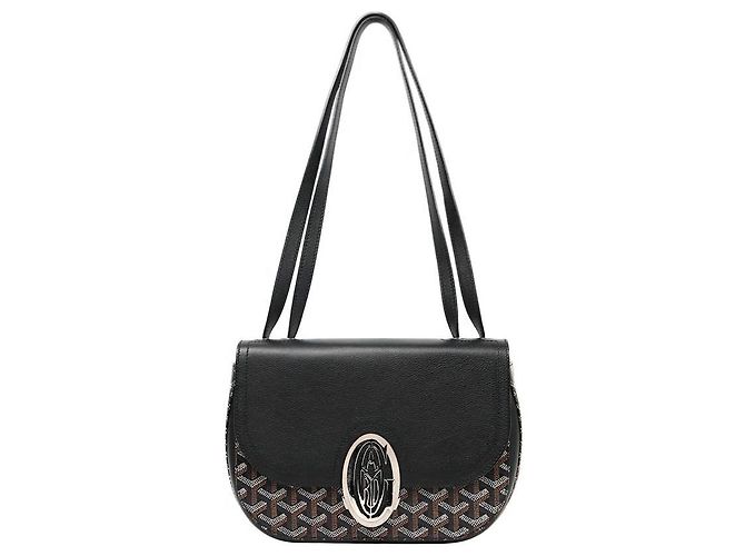 233 Goyard Borsa a tracolla nera Nero Pelle