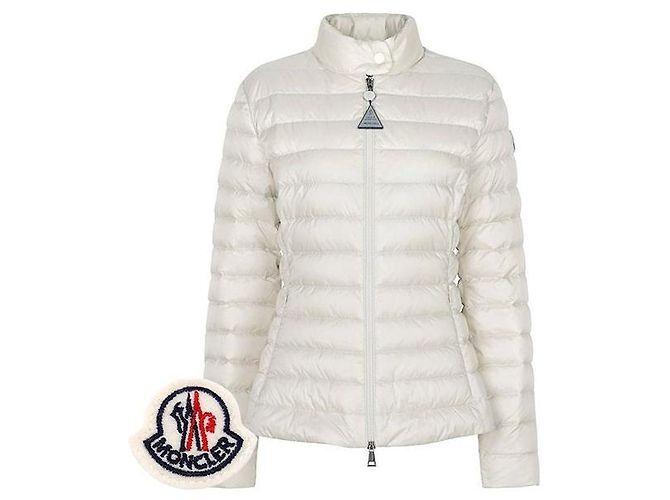 Moncler Short Goose Down Jacket White