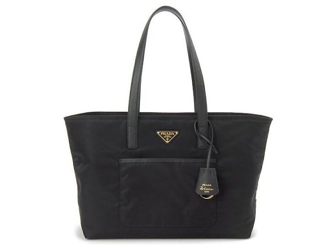 Prada Saco Tote Reedition Medium Re-Nylon OOO Preto