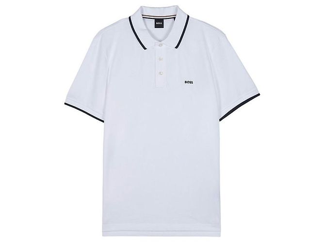 Hugo Boss Polo de piqué de algodón para hombre Multicolor