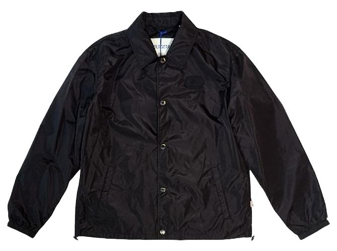 Burberry SLINDON Night Stamp Nylon Coach Jacket Black
