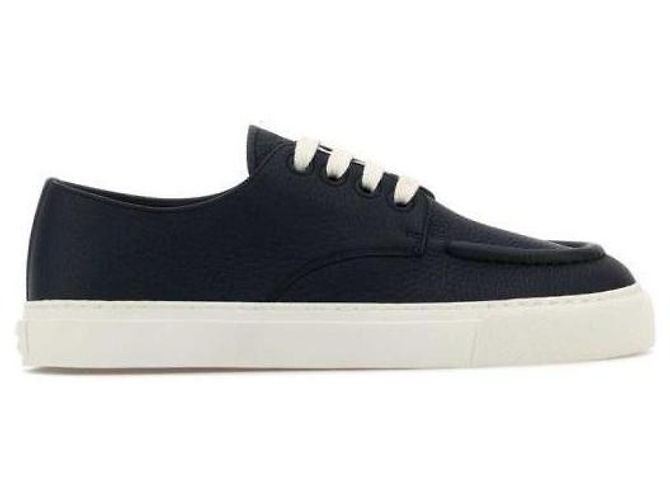 Prada Sneakers stringate con punta rotonda Nero 